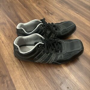 SKECHERS Men's Black Casual Shoes